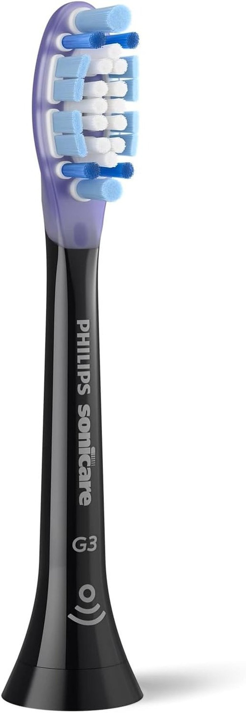 Philips Sonicare G3 Replacement Toothbrush Heads - Premium Gum Care, Black, 2-Pack, HX9052/88