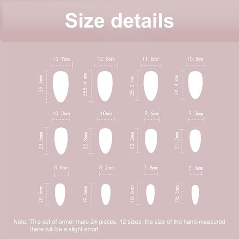 JONKASIPA 3D Handmade Pressed Nails Brown Almond False Nails with Dimensional Gold Lines and Floral Patterns French Gloss Reusable Adhesive Nails for Women's Manicure Sets 24Pcs