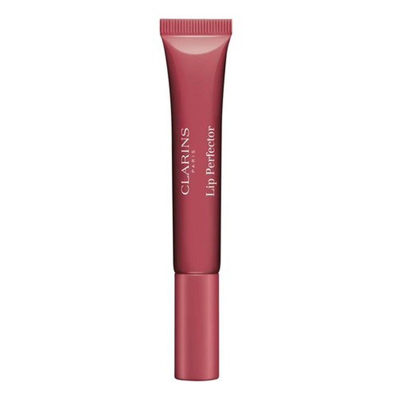 Clarins Lip Perfector - Peptide Plumping Hydrating Lip Gloss | Non-Sticky Shine with Vanilla Scent | 0.35 Ounces