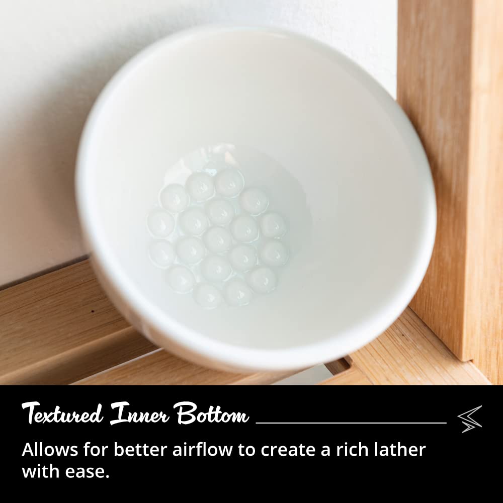 RoyalShave Ceramic Shaving Bowl - Mug for Shave Soaps!