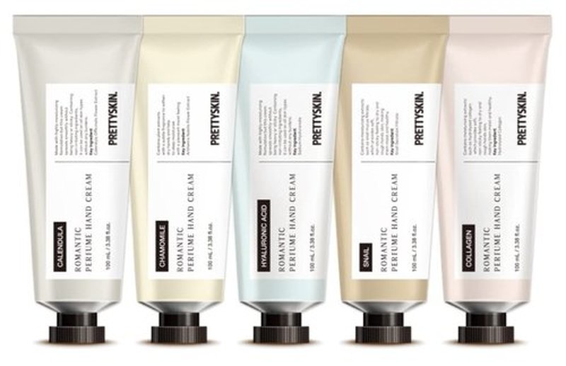 PRETTYSKIN Romantic Perfume Hand Cream for Dry Hands – Lightweight, Non-Sticky Formula, Quick-Absorbing Moisture, Soft Finish with Subtle Scent – 3.38 fl.oz (Chamomile)