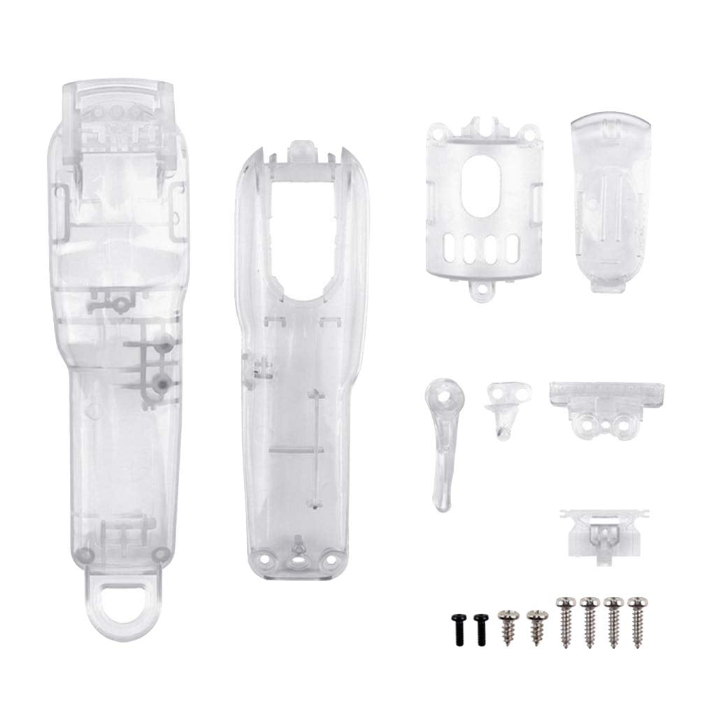 Fluorescent Hair Clipper Housing Shell Cover for Wahl 8148/8591/8504, Clear DIY Replacement Case