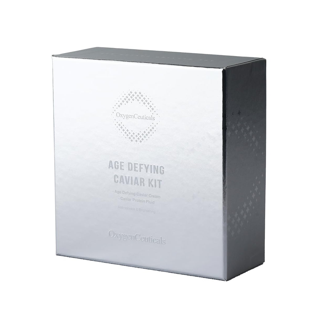 OxygenCeuticals Age Defying Caviar Kit – Anti-Aging Kit, Age-Defying Caviar Cream & Serum for Fine Lines Repair, Skin Renewal for Face & Neck