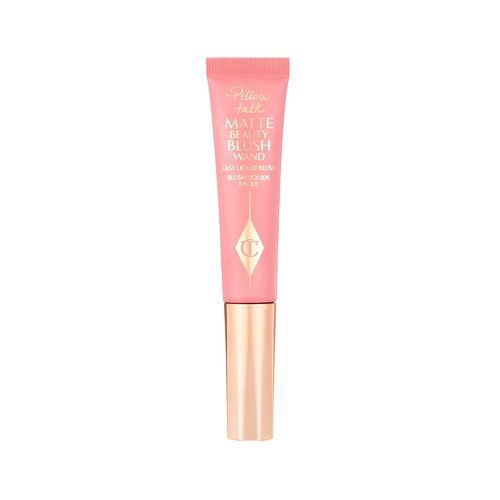 Charlotte Tilbury Pillow Talk Matte Liquid Blush Wand - Light-Reflecting Matte Blush with Cushion Applicator - Infused with Lumi-Blur Technology
