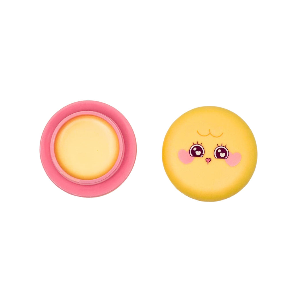 The Crème Shop Bubble Mates Macaron Lip Balm - Korean Lip Butter Balm Formulated with Hyaluronic Acid and Murumuru Butter for Moisturized, Smooth Lips (Birthday Sugar Cookie)