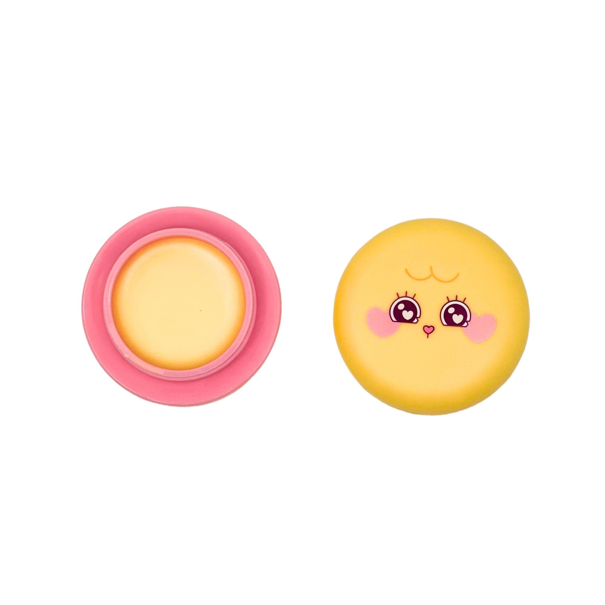 The Crème Shop Bubble Mates Macaron Lip Balm - Korean Lip Butter Balm Formulated with Hyaluronic Acid and Murumuru Butter for Moisturized, Smooth Lips (Birthday Sugar Cookie)