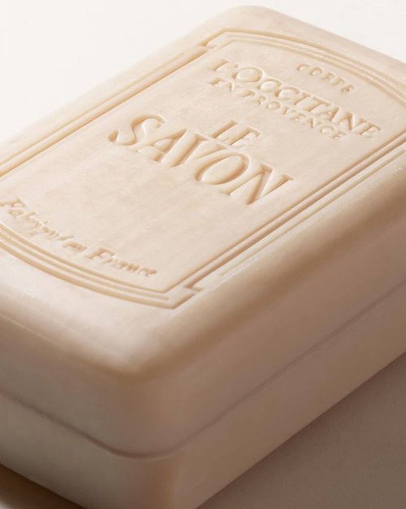 L'OCCITANE Shea Butter Hand & Body Soap Bar - Moisturizing, Extra-Gentle Formula, Vegan & Non-Drying