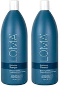 Loma Moisturizing Shampoo - Hydrating Formula for Soft, Healthy Hair | 33 Ounce (Pack of 2)