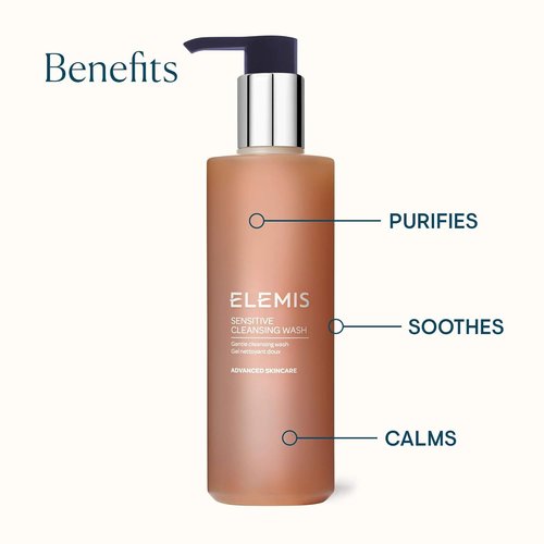ELEMIS Sensitive Cleansing Wash - Gentle Formula for All Skin Types | 6.76 Fl Oz