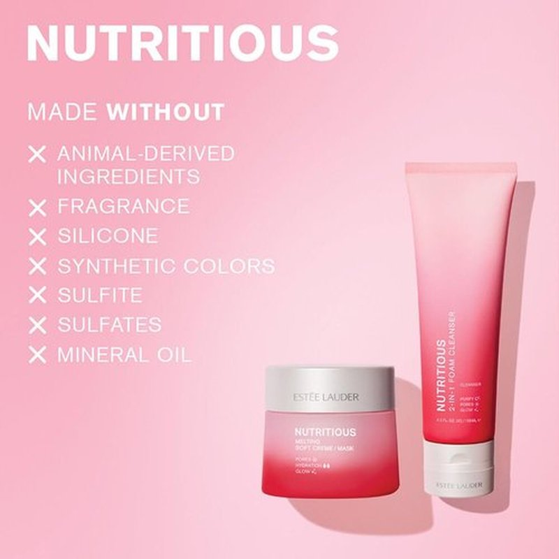 Estée Lauder Nutritious Melting Soft Cream Moisturizer - Pore Minimizing Face Mask with Niacinamide