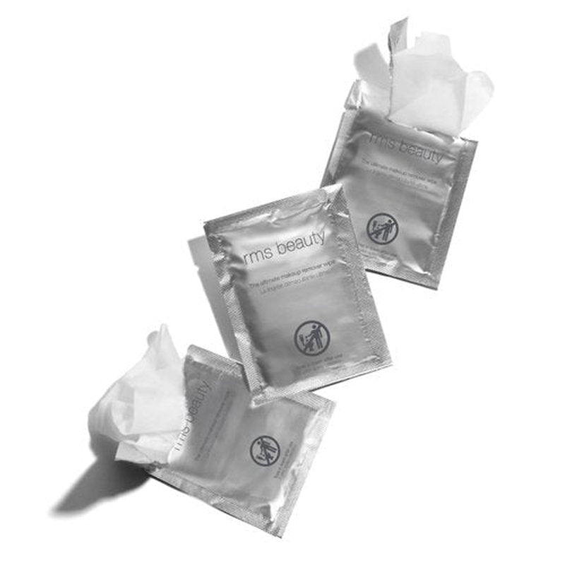 RMS Beauty Makeup Remover Wipes - Gentle Hypoallergenic Cleansing Towelettes for All Skin Types | 30 Count Pack