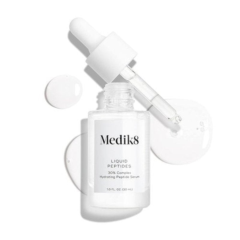Medik8 Liquid Peptides - Regenerating Multi-Peptide Serum for Smooth Skin - Hydrating & Brightening - 1.0 oz