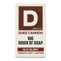 Duke Cannon Big Brick of Soap, Old Glory | 10oz Triple-Milled Bar Soap for Men | Long-Lasting, Masculine Scent of Leather and Tobacco Leaf | Natural Oils | Supports U.S. Veterans
