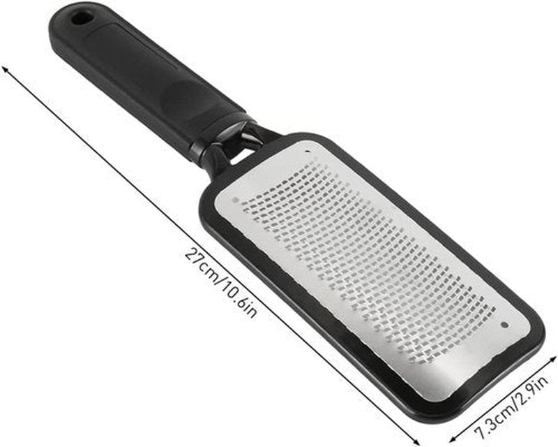 Skiennix Foot File - Stainless Steel Callus Remover for Professional Pedicure | Wet & Dry Use