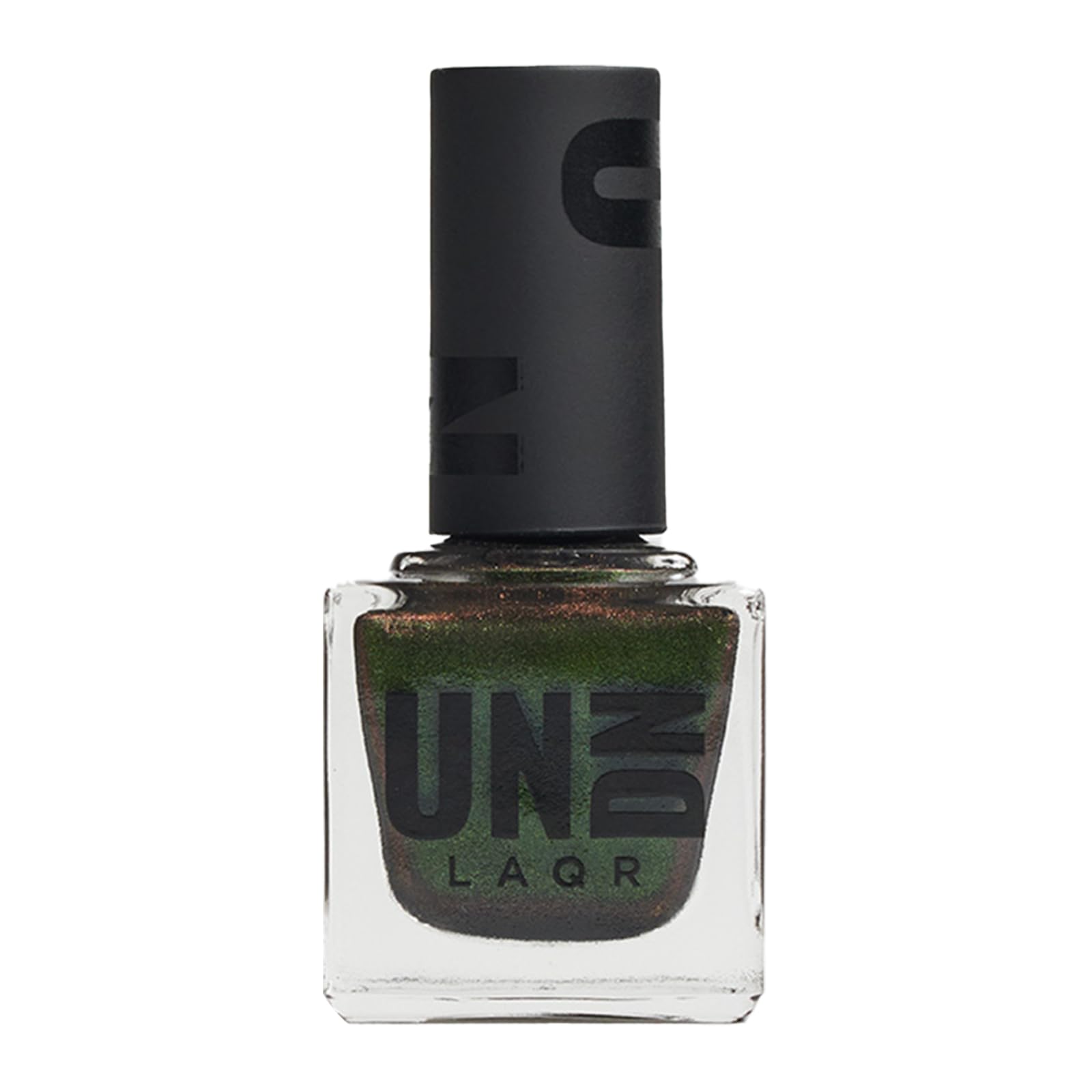 UNDN Vegan Nail Polish - Deep Seeded - Shimmer Green Nail Polish for Women and Men - Long Lasting, Durable Finish - Cruelty Free - 0.5 oz