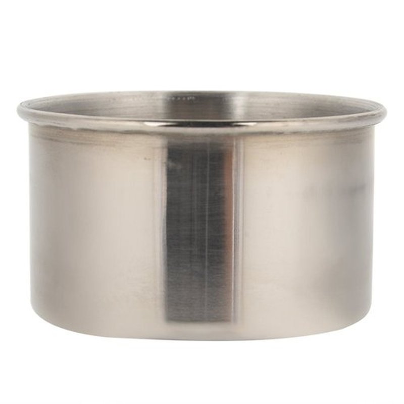 GOTOTOP 3Pcs Acrylic Nail Powder Container Stainless Steel Nail Art Mini Powder & Liquid Set Cans Storage Box Compact Manicure Tools 13.50 x 11.00 x 6.50cm