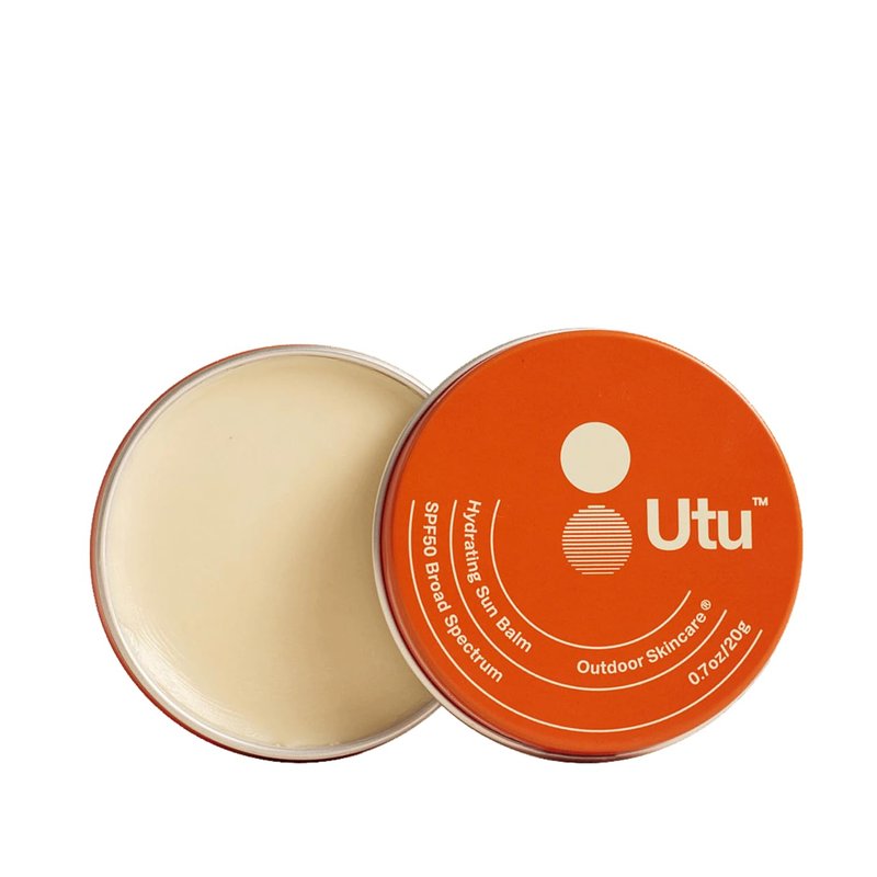 UTU - Hydrating Sun Balm Face & Lip Protector SPF 50 Mineral Sunscreen | Vitamin E, Snow Mushroom + Ceramide NP | Reef Safe, Cruelty Free, Broad Spectrum (20 g | 0.7 oz)