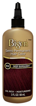 Bigen Semi-Permanent Haircolor - Deep Burgundy | Rich Color, Long-Lasting Formula, 3 Ounce (88ml)