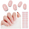 Arte Clavo Semi Cured Gel Nail Strips, 20 Pcs Gel Nail Stickers with UV Light Required, Salon Quality, Long Lasting, Easy Apply and Remove (Nude Pink)