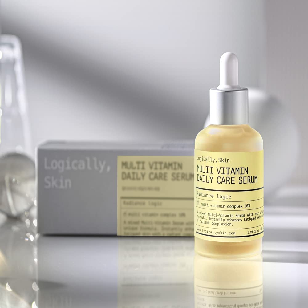 Logically skin Multi Vita Daily Care Serum 50ml facial serum,Korean Skincare,Resurface Serum, Hyaluronic Serum,Vita Serum