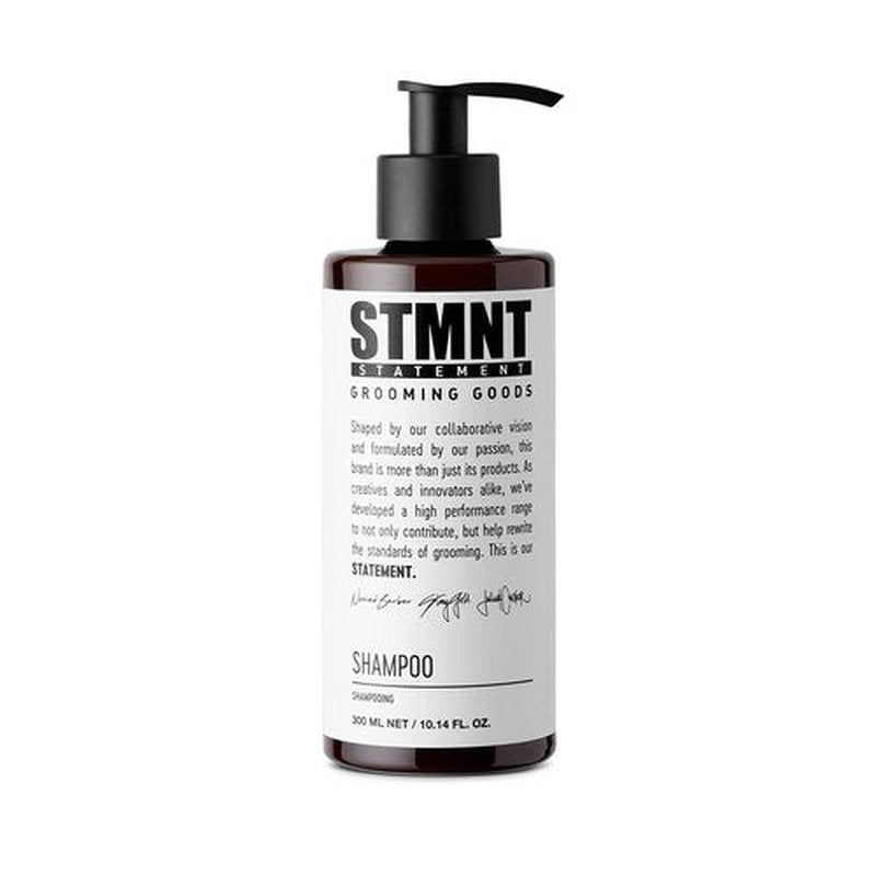 STMNT Grooming Goods Shampoo - Sulfate-Free Formula with Activated Charcoal & Menthol for Fuller Hair