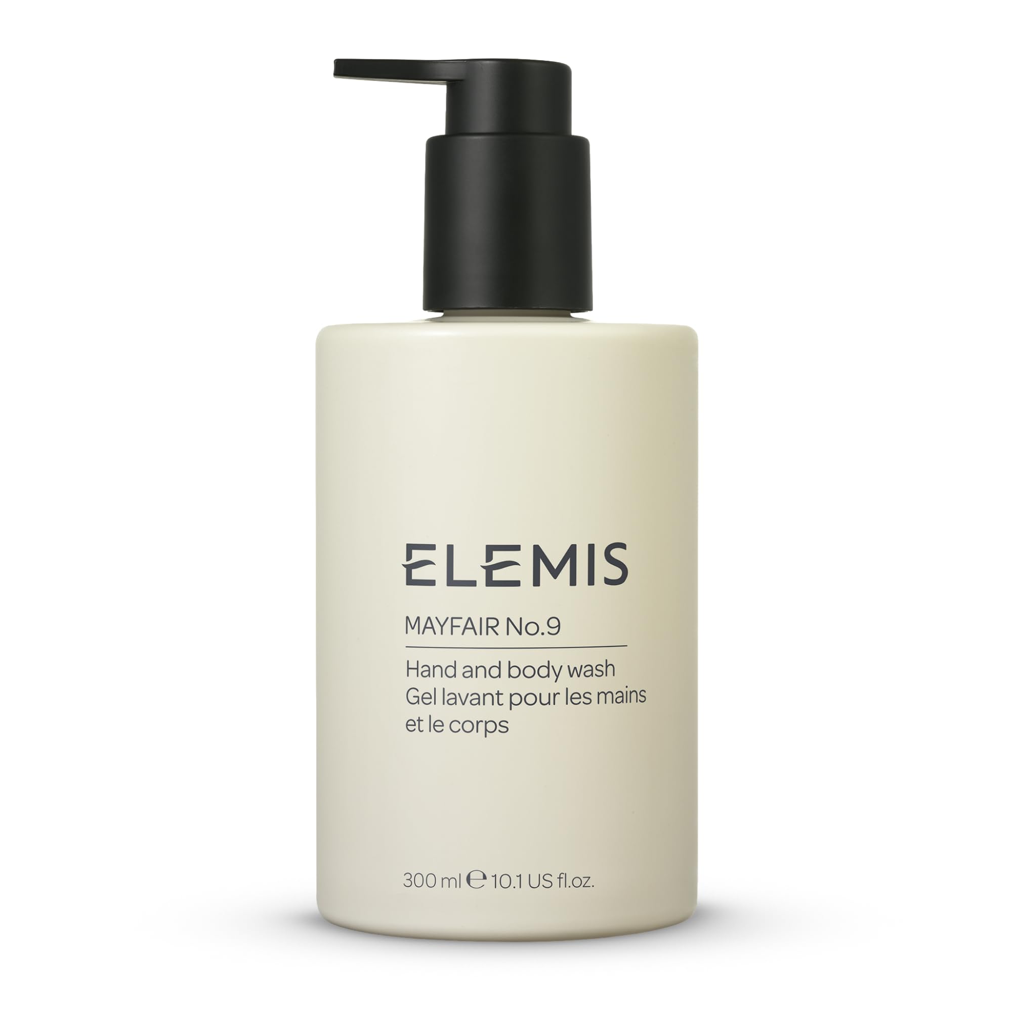 ELEMIS Mayfair No.9 Hand & Body Wash, Cleanses, Hydrates, and Refreshes, 95% Biodegradable, PEG- and SLS-Free, Refillable + Recyclable Bottle, 300ml