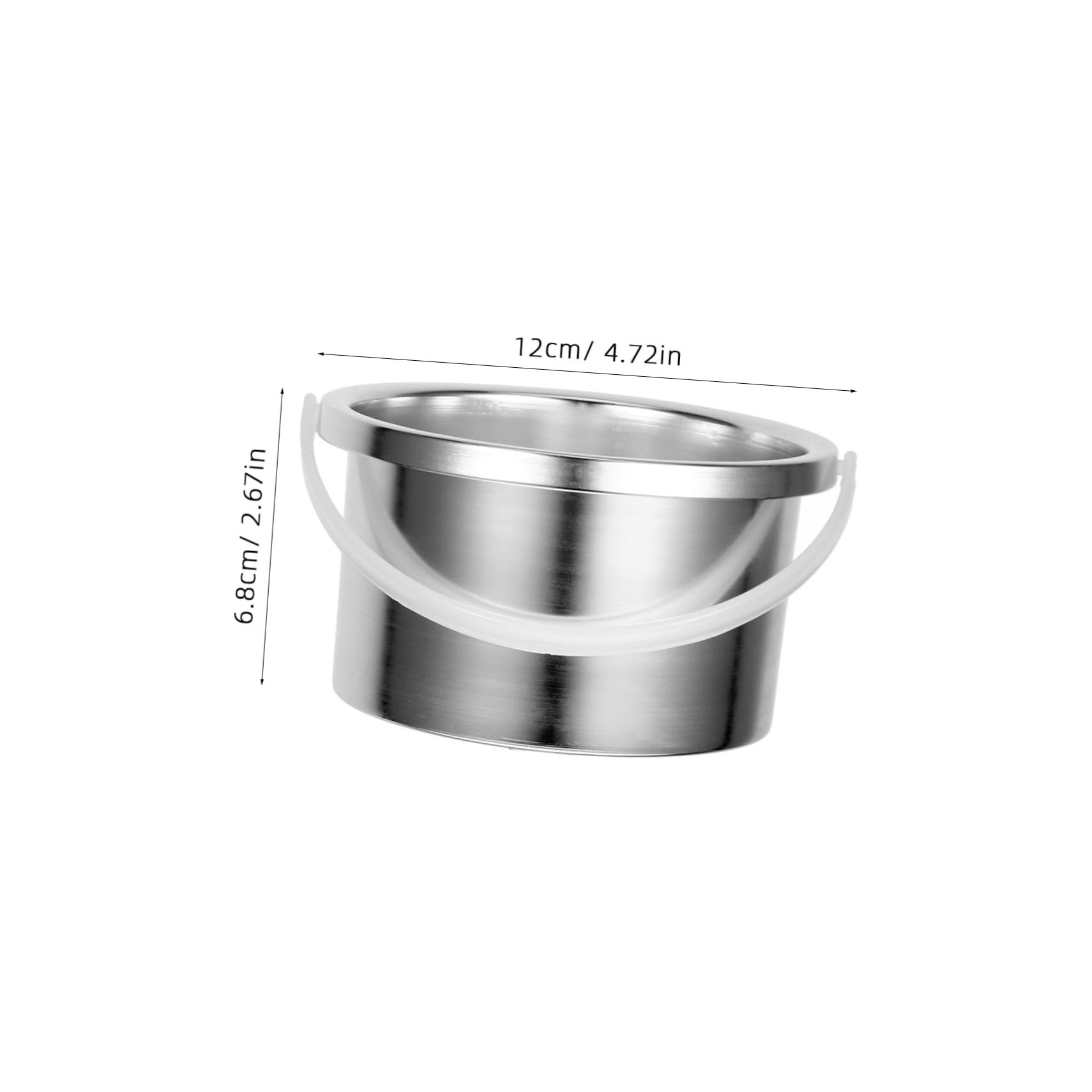 BATHVEVE Wax Melting Pot Replacement Aluminum Inner Pot for Hair Removal Small Size Easy to Wax Machines