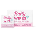 Rally Wipes – Mess-Free Individually Wrapped Makeup Remover Wipes with Micellar Water, Vitamin E, Aloe – Individually Wrapped for Travel, Gym, Car & Purse (30 Count)