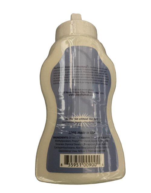 Boy Butter H2O - Premium Water-Based Personal Lubricant | 9 Fl Oz Squeeze Bottle