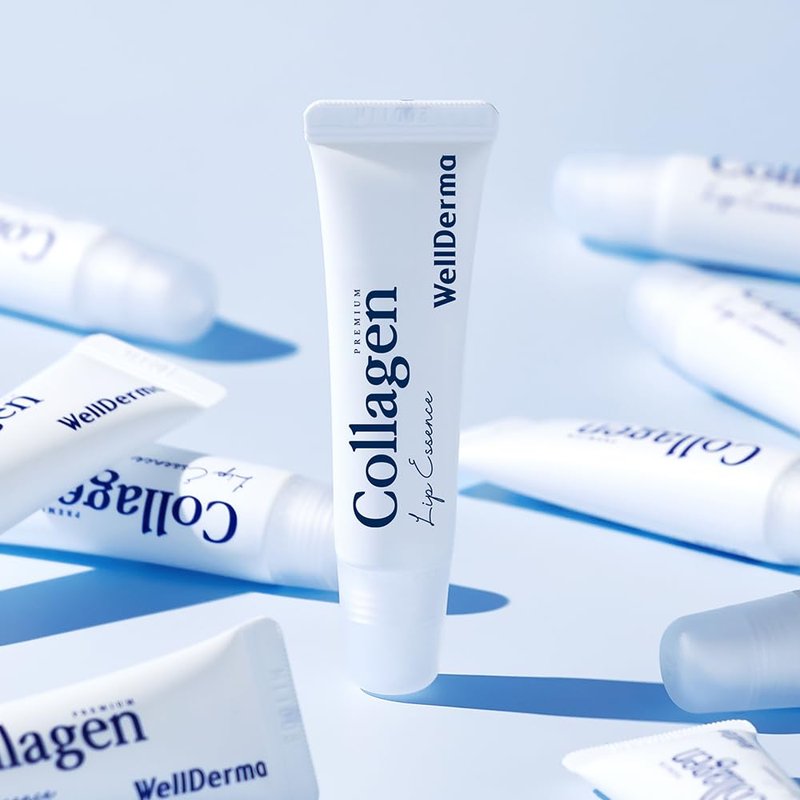 WELLDERMA Collagen Hydro Lip Essence - 2-Pack, 11mL Each | Smooth Glossy Finish with Collagen & Hyaluronic Complex