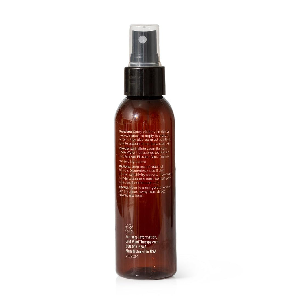 Plant Therapy Helichrysum Hydrosol 4 oz (Flower Water) By-Product of Essential Oils