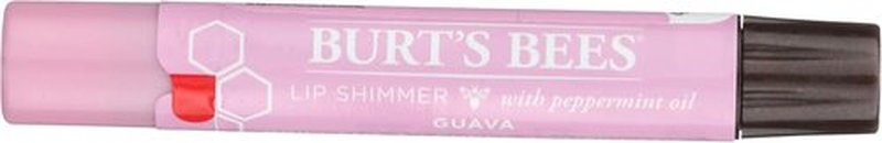 Burt's Bees Lip Shimmer - 100% Natural Moisturizer in Guava Flavor | 1 Tube for Soft Lips