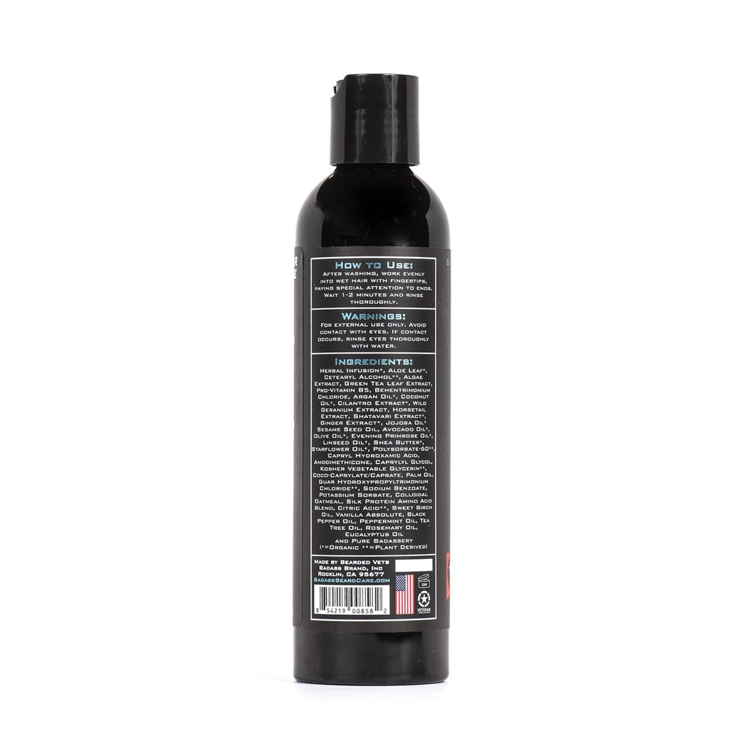 Badass Beard Care Beard Conditioner - THE SURFER, 8oz - Made of Natural Ingredients for A Healthy, Soft, & Itch Free Beard and Mustache
