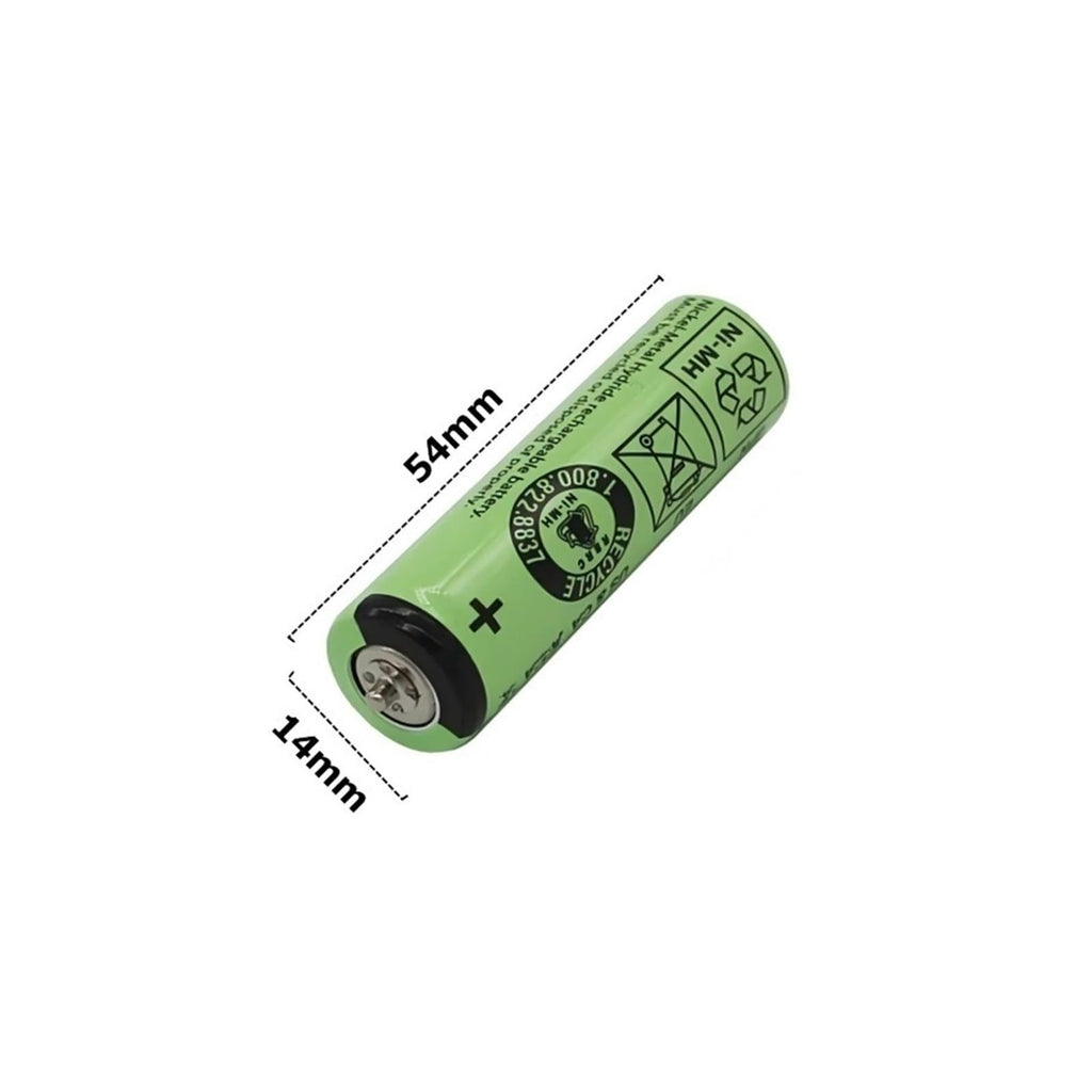 SSAEGHLO 1000mAh 1.2V Ni-MH Battery Electric Shaver Replacement Parts (with Bumps At Both Ends). Compatible with Braun 3020, 3030, 3040, 3040S, 3050CC, 3090CC, 3080S, 4735(1pcs)