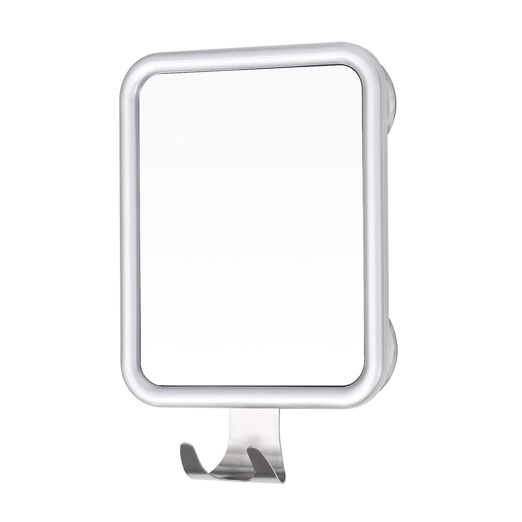 Ettori Shower Mirror Fogless for Shaving- with 4 Suctions, Anti Fog Mirror for Shower, Bathroom, Vanity, Bathtub, Razor Holder for Men