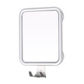 Ettori Shower Mirror Fogless for Shaving- with 4 Suctions, Anti Fog Mirror for Shower, Bathroom, Vanity, Bathtub, Razor Holder for Men