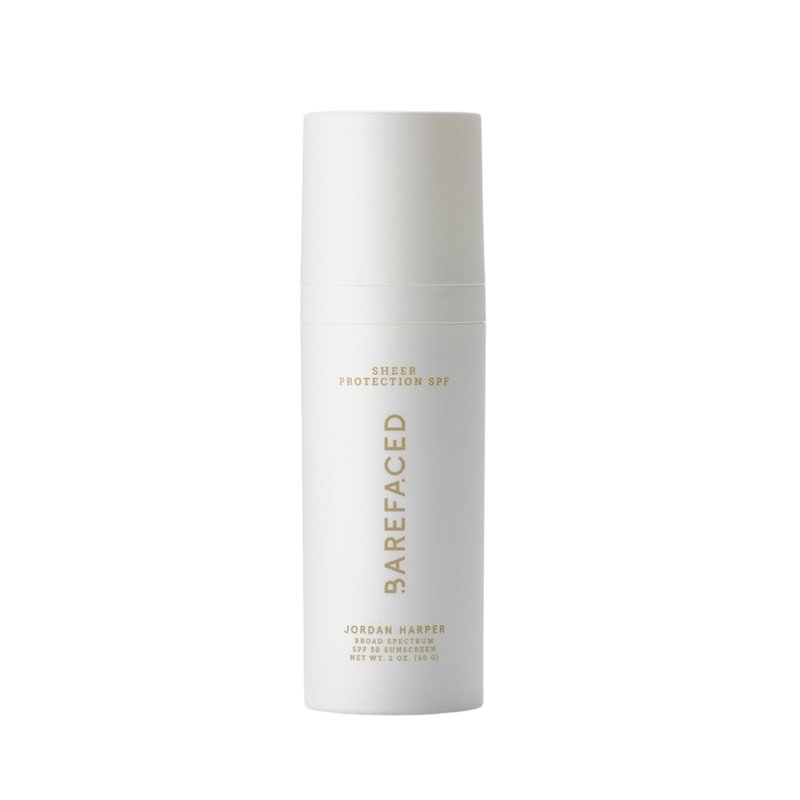 Barefaced Sheer Protection SPF 50+ | Broad-Spectrum Face Sunscreen with Zinc Oxide & Niacinamide - Oil-Free Hydration & Anti-Aging (60ml)
