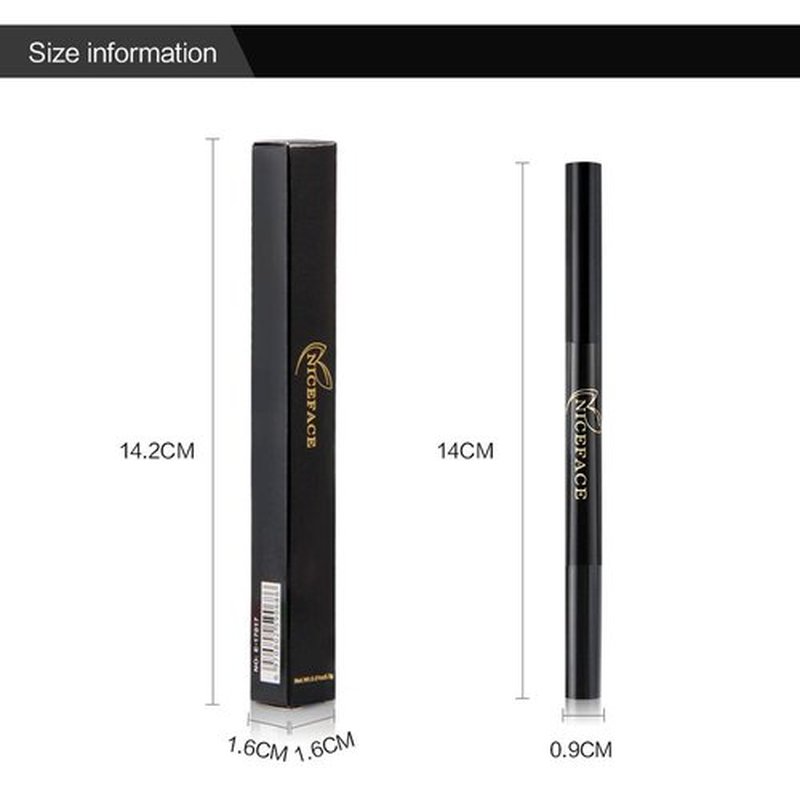 Eyebrow Pencil Auburn Double Ended Precision Waterproof Brow Cruelty Free(Auburn #6)