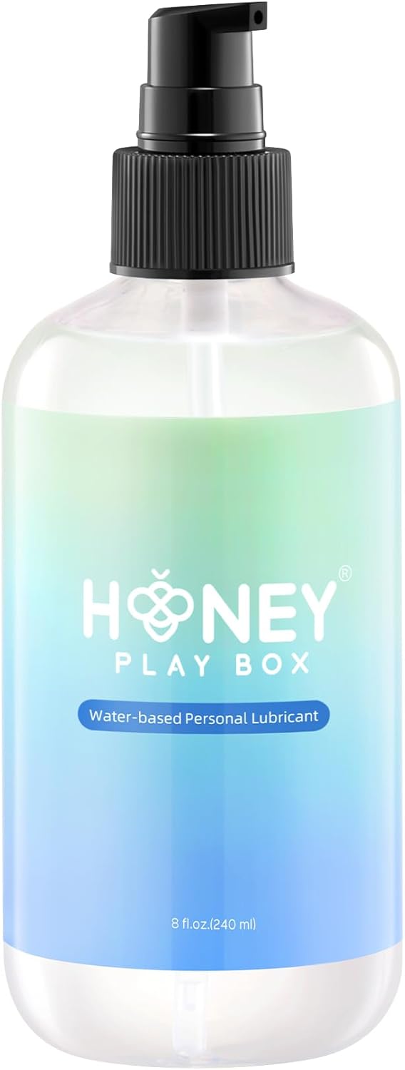 Water Based Lube - 8 Fl Oz Personal Lubricant for Men, Women & Couples | Flavorless, Non-Sticky & Easy to Clean