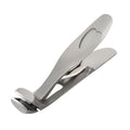 Nail Clipper for Seniors, Ergonomic Angled Head Senior Toenail Clipper, Large Angled Head Toenail Clippers with Wide Opening (Silver)