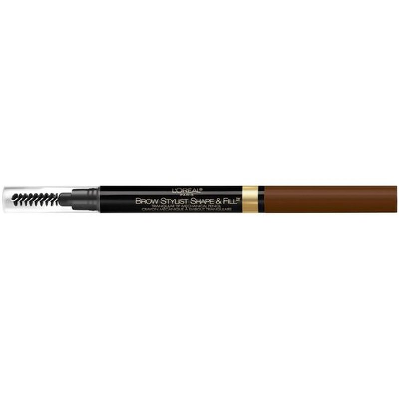 L'Oreal Paris Brow Stylist Pencil - Shape & Fill for Perfect Brows | Light Brunette, 0.008 oz