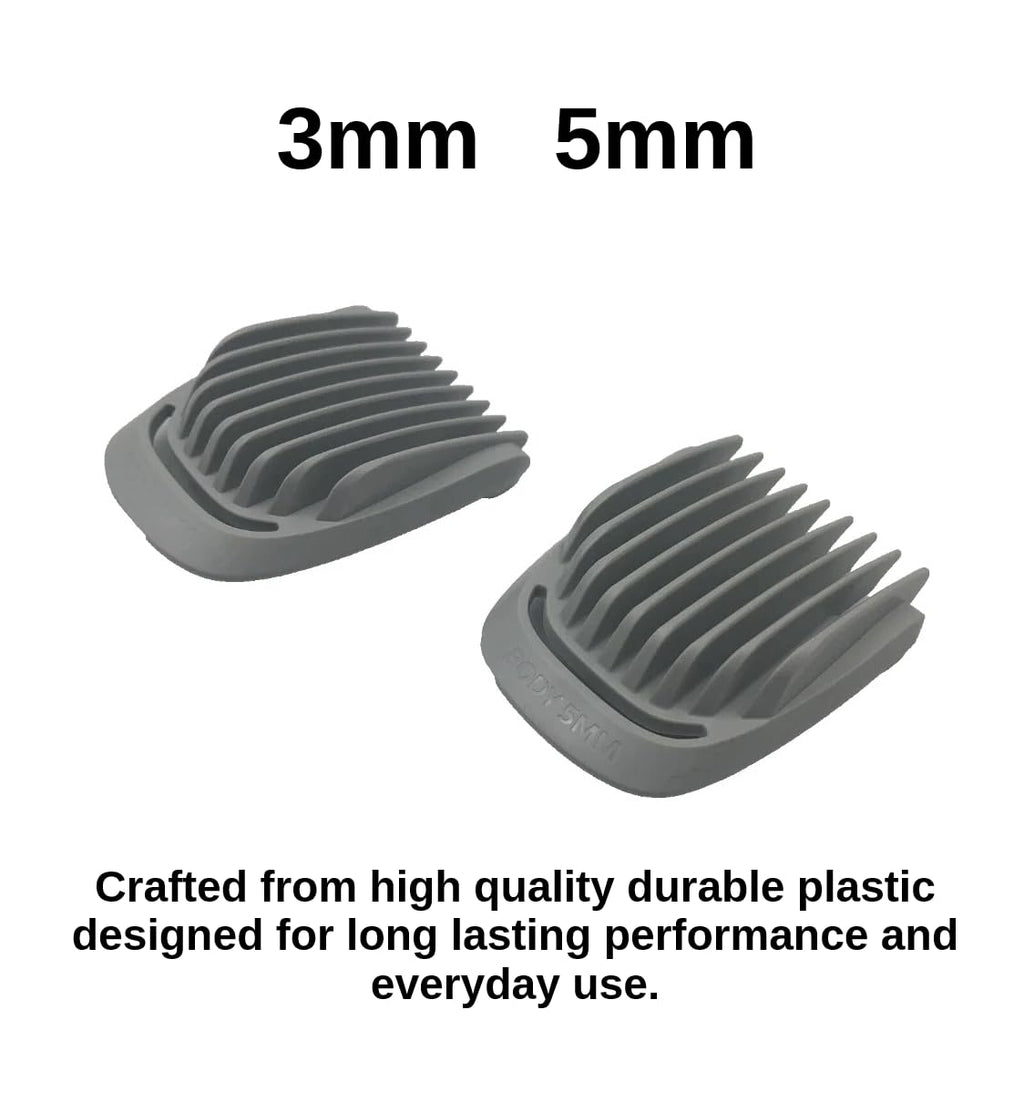 Trimmer Replacement 3mm 5mm Body Groom Blade Guard Comb for Philips Norelco