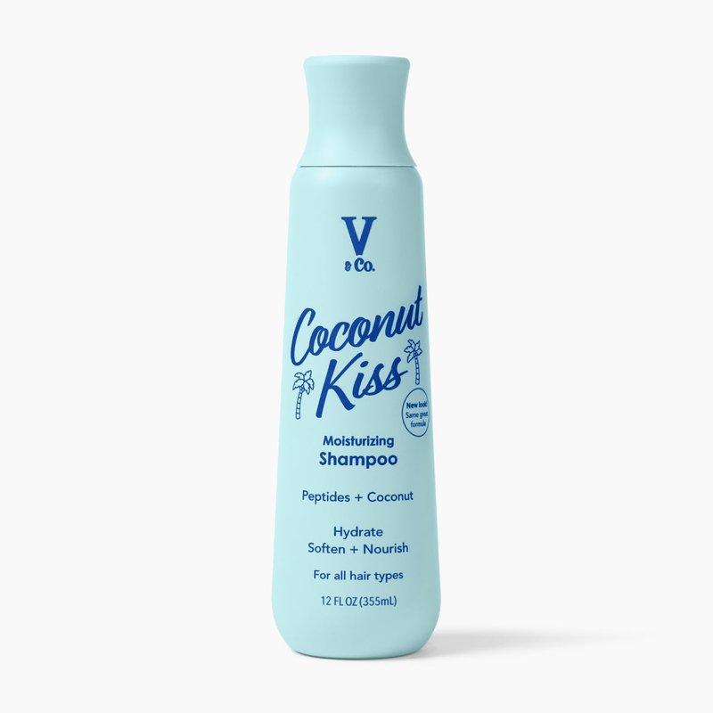 V&Co. Moisturizing Shampoo - Sulfate-Free, Color Safe Formula with Peptide Technology | 12 Oz.