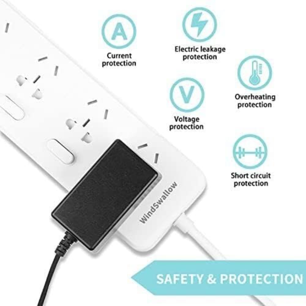 Musstad 12V Replacement Adapter for Nood KCA423 Flasher 2.0 IPL Hair Removal Device Model:DZ04BCHL120300U DC12V 12VDC 12.0V Charger Power Supply Cord Cable