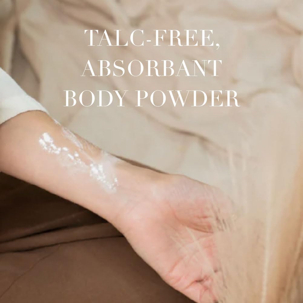 Camille Beckman English Lavender Scented Talc-Free Body Powder, Perfumed Dusting Powder, 3 Ounce