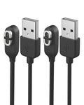 REHAMI 𝟐𝐏𝐚𝐜𝐤 for Shokz Charging Cable USB Magnetic Charger for Aftershokz Aeropex AS800,Shokz OpenRun,OpenRun Pro,OpenRun Mini,OpenComm Bone Conduction Headphones [3.3FT]