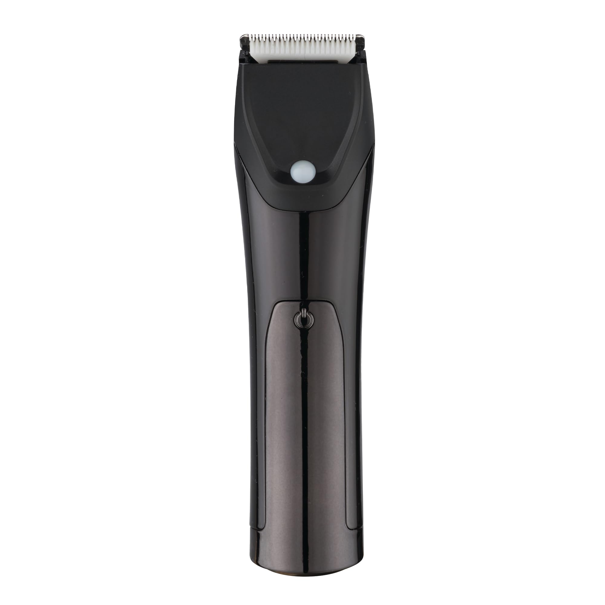 Barbasol Hair and Beard Trimmer for Men, Rechargeable Battery with Charging Base, Powerful Hypoallergenic Ceramic Blades, Dial Adjustable Hair Guard Length with 10 Settings, LED Screen