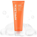 Aprilskin Carrotene Foam Cleanser - Deep Cleansing with BHAs for Oily, Sensitive Skin - 120ml | Vegan & Cruelty-Free
