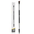 KINGMAS Eyebrow Brush - Professional Duo Angled Spoolie for Lining & Shaping Brows | Black