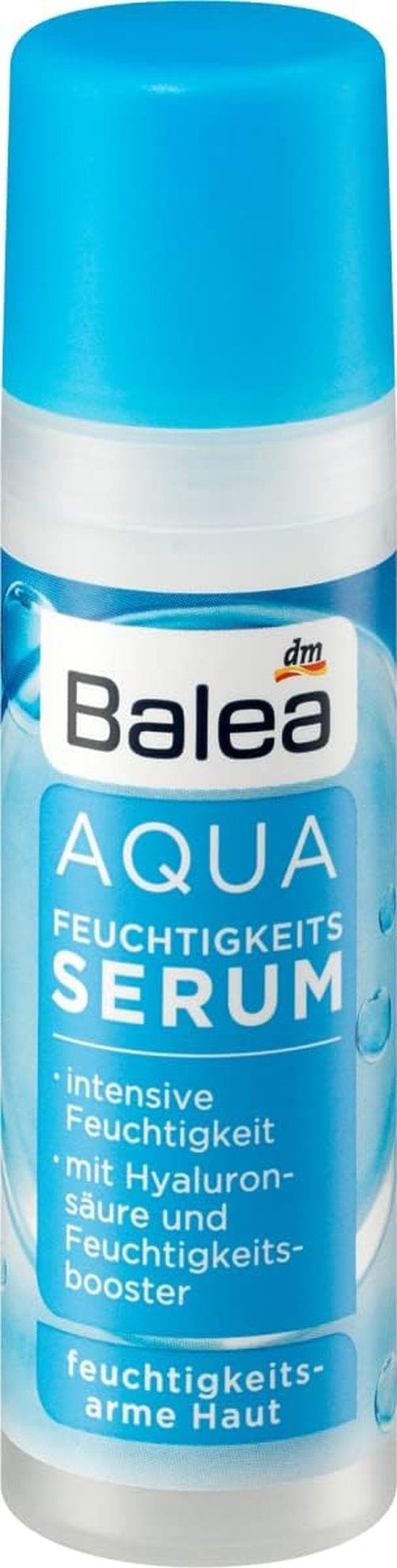 Balea Aqua Moisture Serum - Hydrating Formula for Radiant Skin | 1.01 fl. oz. Made in Germany